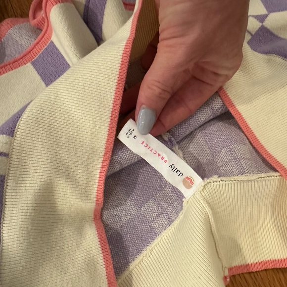 Purple and Cream Anthropologie Daily Practice Set - Picture 4 of 4